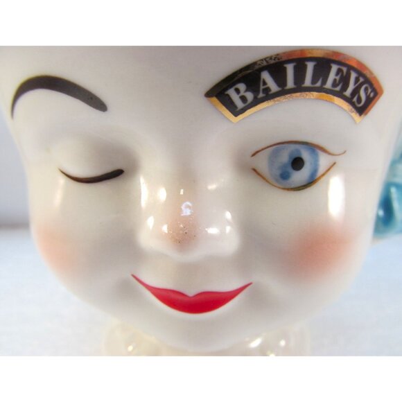 Vintage Baileys Ceramic Winking Face Lady Cup with Handle - Picture 7 of 8